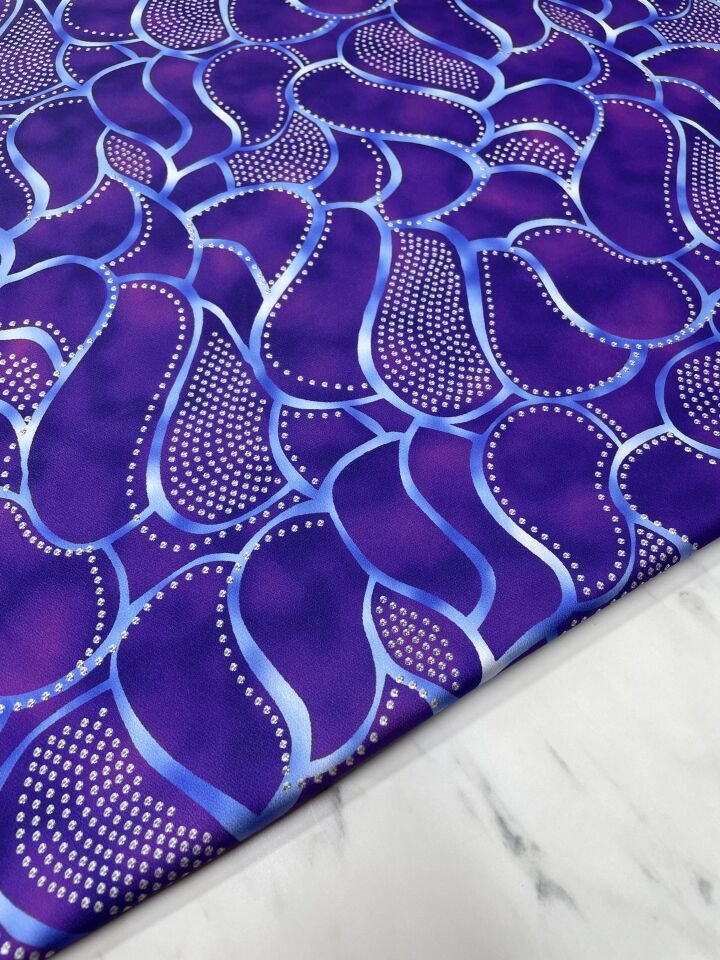 Viva Desen Elbiselik Gömleklik Tivil Saten Kumaş