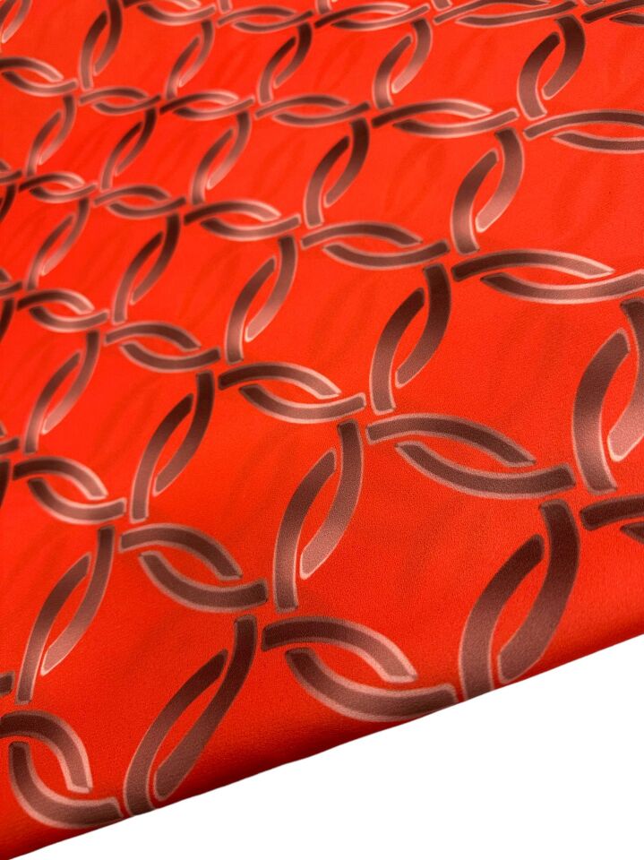 Diva Desen Elbiselik Gömleklik Krep Kumaş