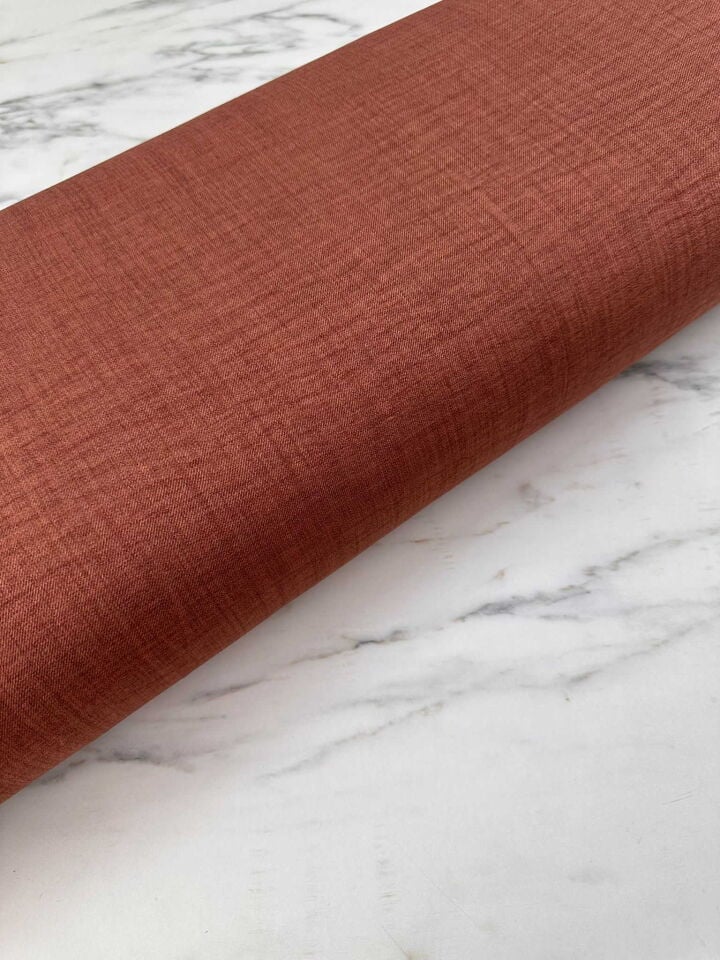 Kahfe Renk Sofya Keten Elbise Etek Ceket Pantolon