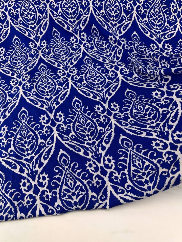 Desenli Viskon Elbise Etek Gömlek Şalvar