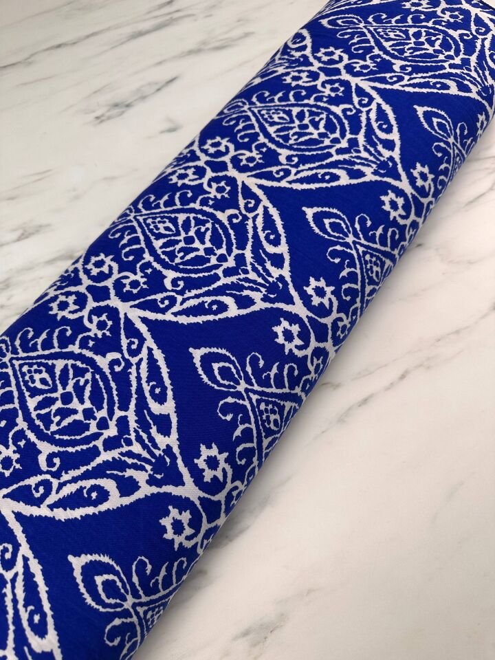 Desenli Viskon Elbise Etek Gömlek Şalvar