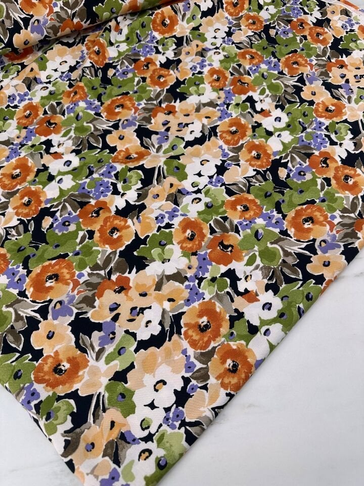 Desenli Viskon Elbise Etek Gömlek Şalvar