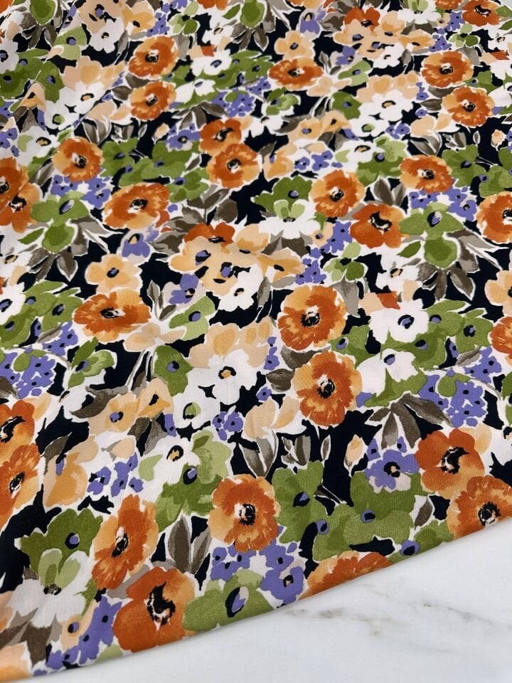 Desenli Viskon Elbise Etek Gömlek Şalvar