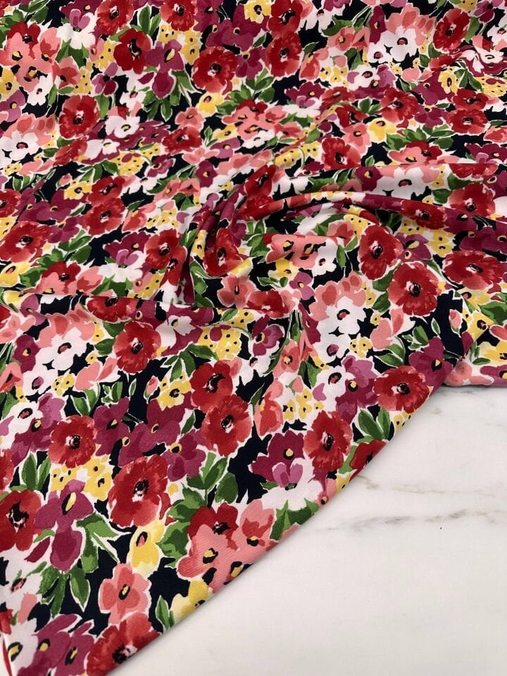 Desenli Viskon Elbise Etek Gömlek Şalvar