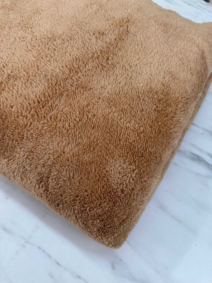 Kapıçino Çift Taraflı Welsoft Kumaş