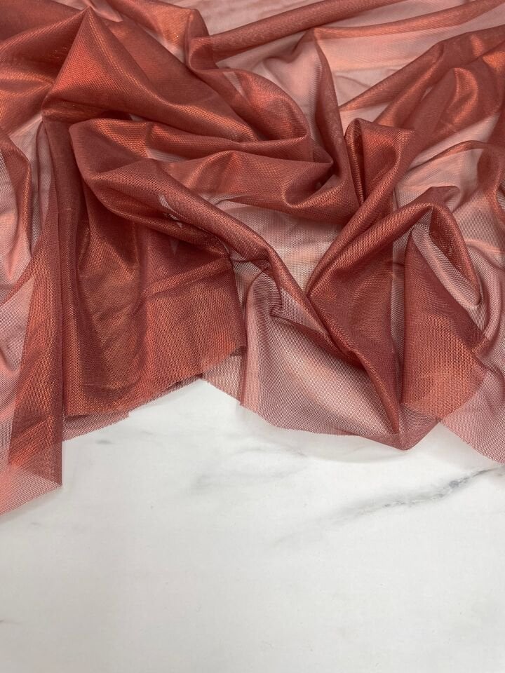 Kiremit Vanak Kaplama Payel Tül Abiyelik Elbiselik Tül Kumaş