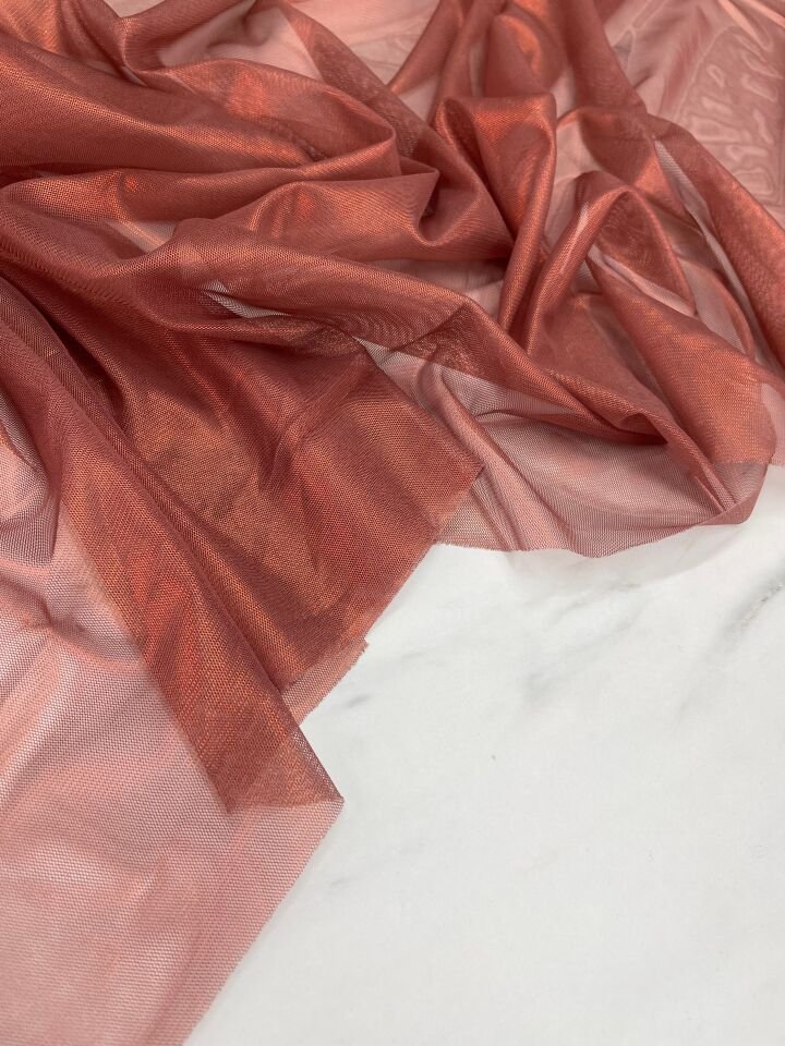 Kiremit Vanak Kaplama Payel Tül Abiyelik Elbiselik Tül Kumaş