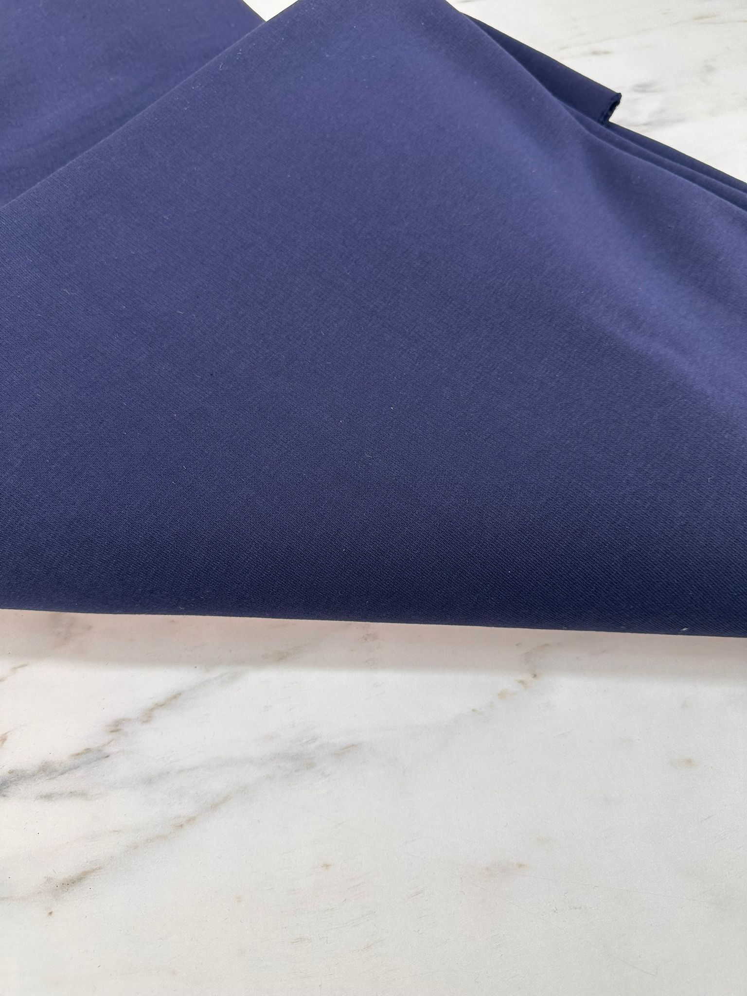 Lacivert 3 İplik Şardonlu Kompak Penye